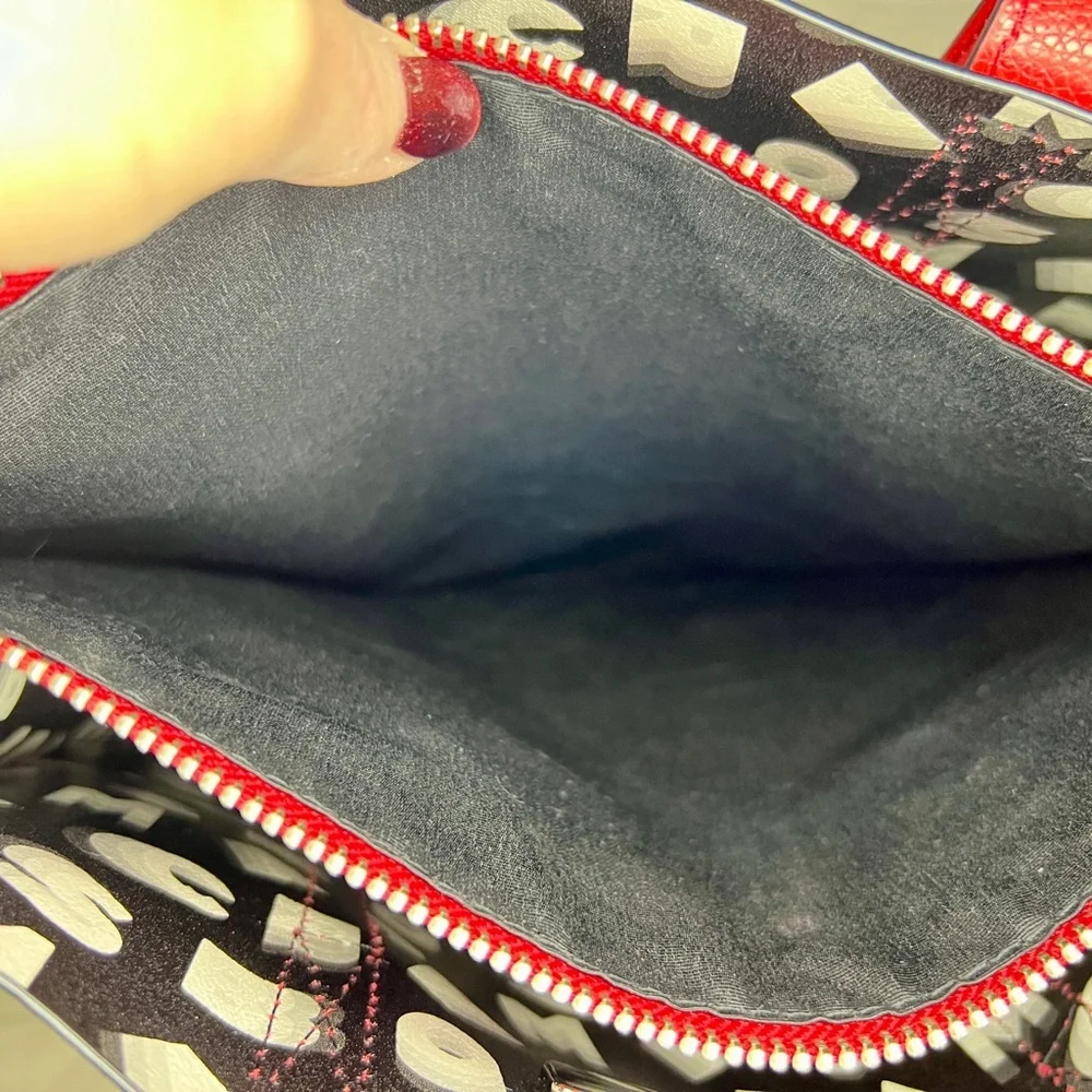 Marc Jacobs Red Leather Tote Bag